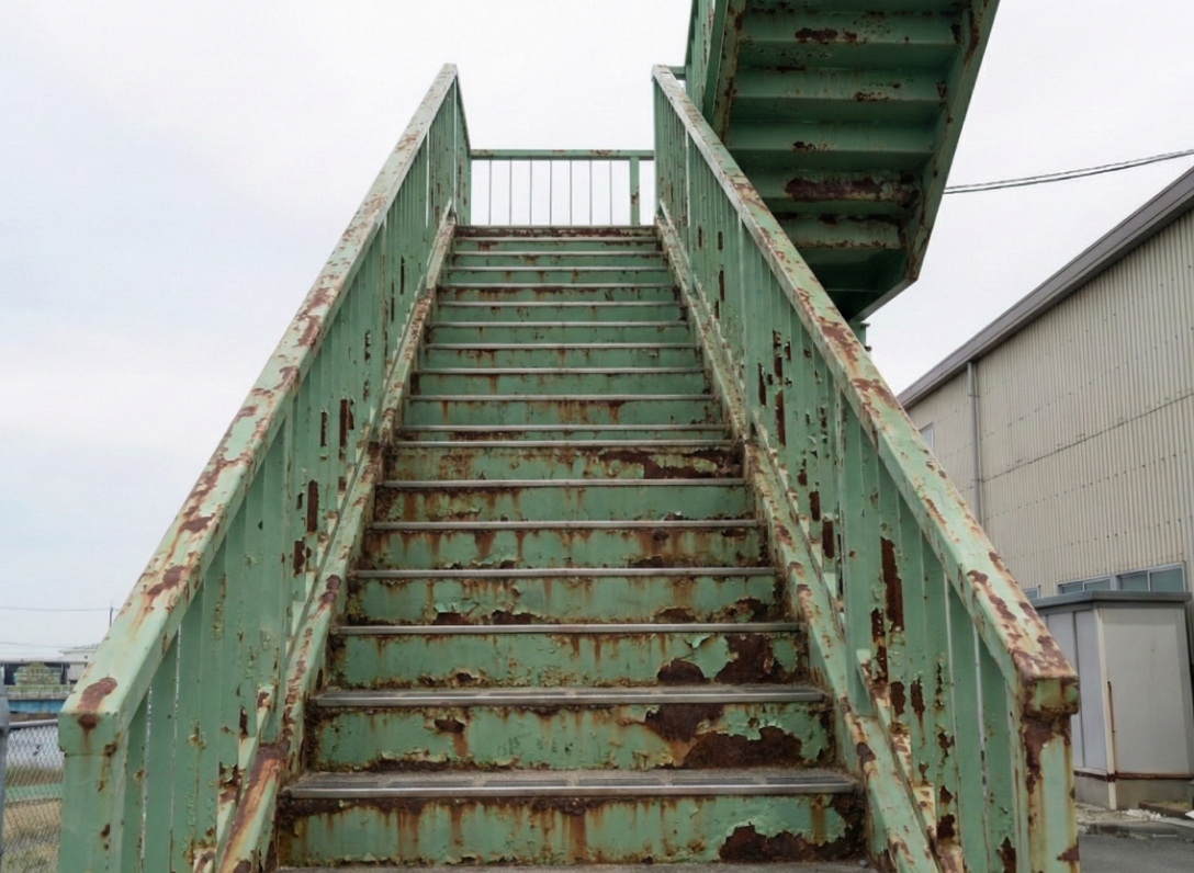 鉄骨階段修繕工事