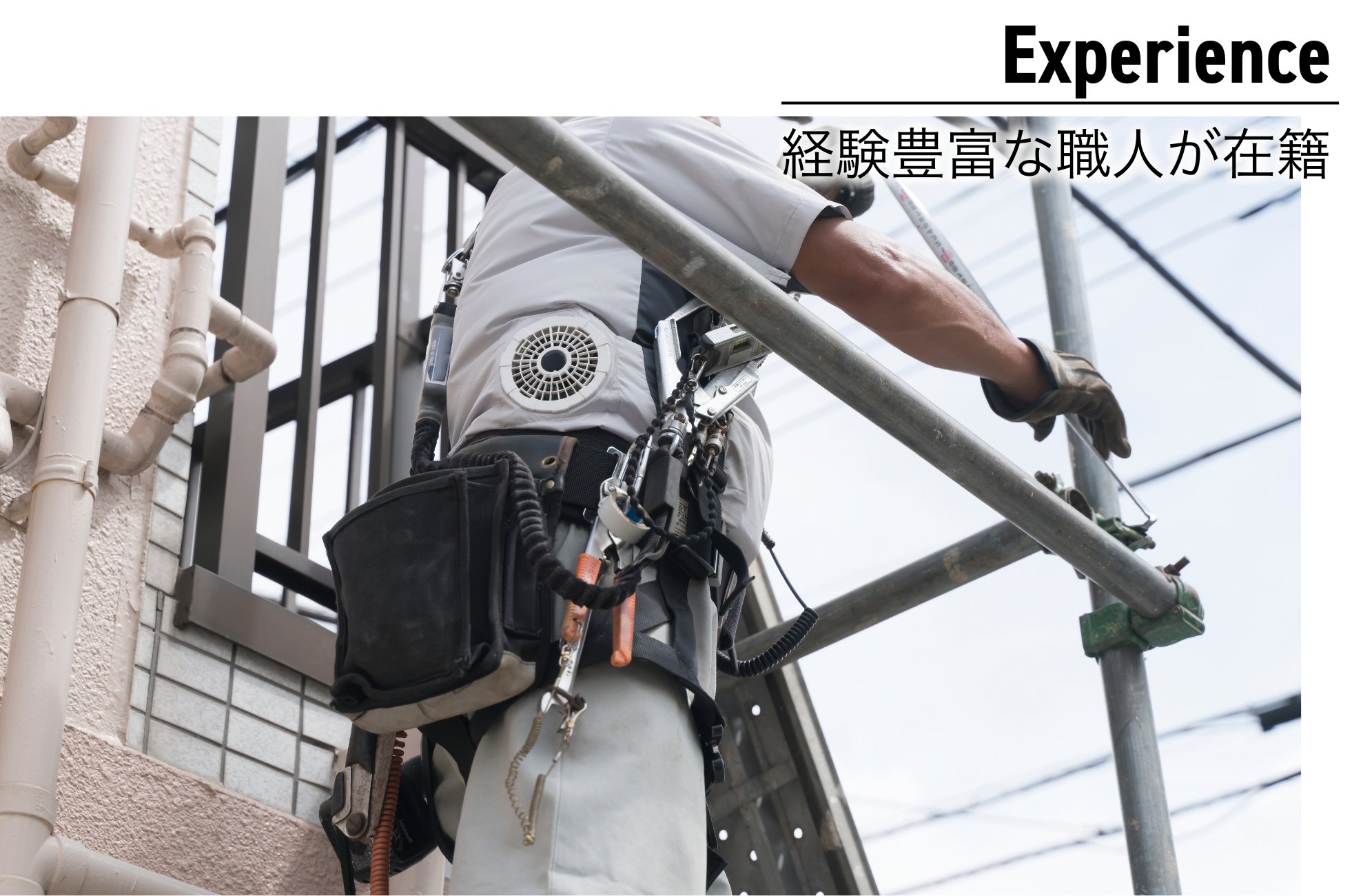 多くの現場を乗り越えてきたプロ集団経験豊富な職人が、期待に応える施工を実現