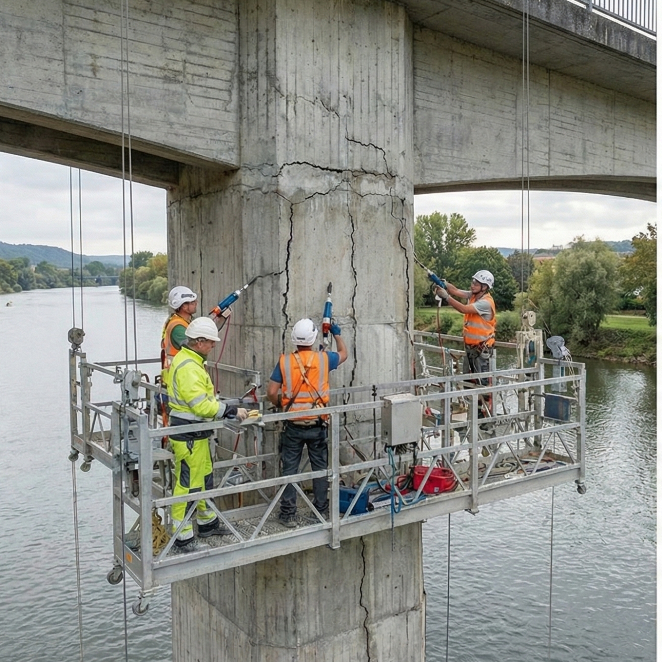 各種コンクリート構造物補修工事