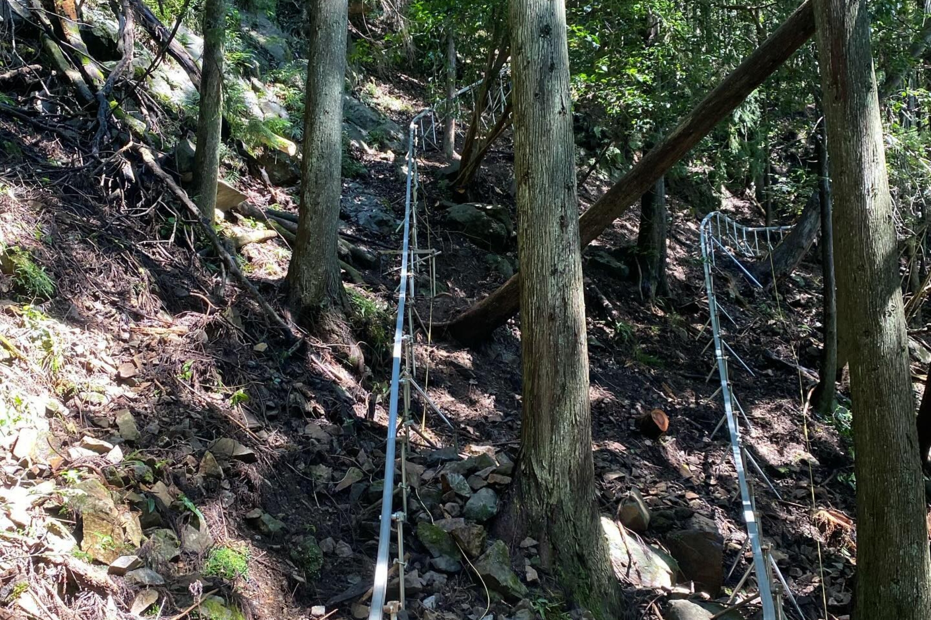 工事用モノレール設置